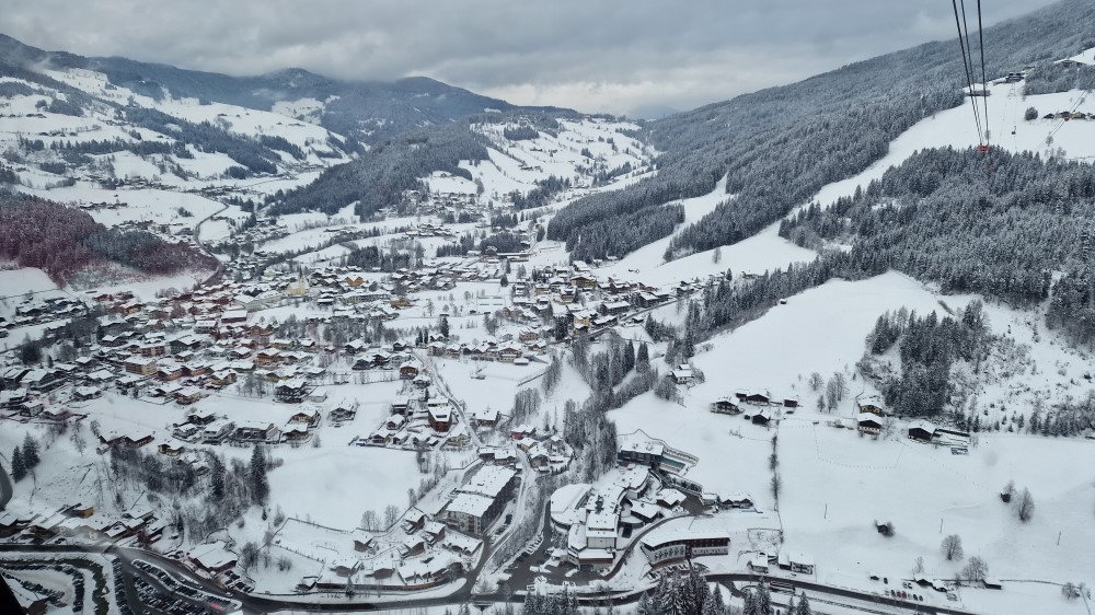 Wagrain gezien van de G-Link.